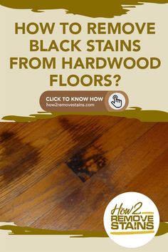 how to remove black stains from hardwood floors? click to know how and do it