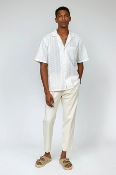 All White Beach Outfit Men, Men’s Linen Outfit, Mens Resort Wear Outfits, Men Resort Wear, Linen Outfit Men, Mens Resort Wear, Resort Wear Men, Mens Linen Outfits, Oversized Shirt Men