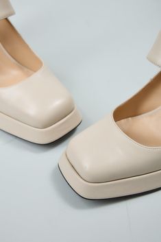 Pre-order with 20% off until August 20th Ships out on August 26th Heel height 3.7in Genuine Leather Lining - Genuine Leather Introducing the Claudia Beige Heels – where elegance and style converge in a stunning pair of heels designed to make a statement. Elevate your footwear collection with these timeless heels, crafted with precision and adorned with luxurious details.