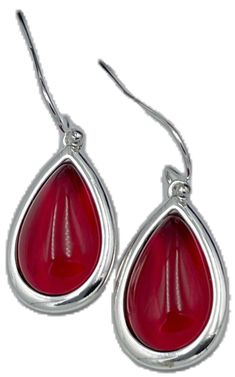 Red Elegant Nickel-free Teardrop Earrings, Nickel Free Red Drop Earrings, Red Teardrop Hypoallergenic Earrings, Formal Red Hypoallergenic Jewelry, Nickel-free Red Teardrop Earrings, Nickel Free Red Teardrop Earrings, Red Nickel-free Teardrop Earrings, Red Hypoallergenic Teardrop Earrings, Red Hypoallergenic Drop Jewelry