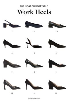 Office Heels Comfortable, Office Heels Outfit, Heels For Formal Wear, Formal Wear For Office Women, Shoes For Formals Women, Heels For The Office, Business Outfits Women Shoes, Classic Heels Classy, Women Shoes For Work