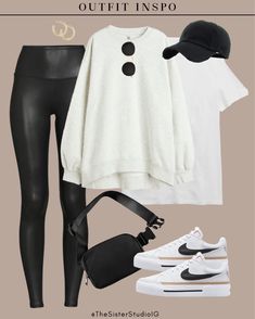 Fall Outfits 2023 Trends Over 40, Business Casual Hipster, Neutral Outfit Ideas Aesthetic, Outfits With High Socks And Sneakers, Womens Spring Casual Outfits, Casual La Outfits, Simple Black And White Outfits, Oversize Outfits Woman, Spring Outfits Ideas For Women