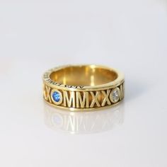 Roman Numeral  Numeral Class Rings , Ring for Women , High School Class Ring ,University Class Ring,Graduation Gift in Alloy ❃ 𝐎𝐮𝐫 𝐒𝐞𝐫𝐯𝐢𝐜𝐞𝐬 ❃ ✥ 𝐄𝐚𝐬𝐲 𝐏𝐚𝐲𝐦𝐞𝐧𝐭 𝐏𝐥𝐚𝐧 ↣ Minimum 100 USD Order Value. ↣ Production Start after 70% Payment Comes. ↣ Jewelry ship after Full Payment only. ↣ The buyer has to pay all Installment on time period whichever finalizes while place order. ✥ 𝐅𝐫𝐞𝐞 𝐄𝐧𝐠𝐫𝐚𝐯𝐢𝐧𝐠 ↣ It's a complimentary service, which could be done after customer requests. ↣ Any special character or long message will be Chargeable. ↣ If your ordered jewelry has not enough space for your engraved word will long, we will inform you about that. ✥ 𝐑𝐮𝐬𝐡 𝐎𝐫𝐝𝐞𝐫 ↣ Possible in selected items only. ↣ Making time will be 5-14 days, which you have to confirm before pl University Class Ring, Class Rings High School, Graduation Ring, Roman Numeral Ring, Class Rings, Graduation Rings, Unique Silver Jewelry, Graduation Year, High School Classes