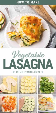 How to Make Vegetable Lasagna Recipe Using Alfredo Sauce, Vegetable Lasagna With White Sauce, Lasagna With White Sauce, White Sauce Lasagna, Easy Vegetable Lasagna, Cheese Noodles, Easy Vegetable Side Dishes, Easy Snacks For Kids, Traditional Lasagna