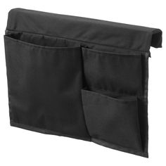 a black bag with two pockets in it