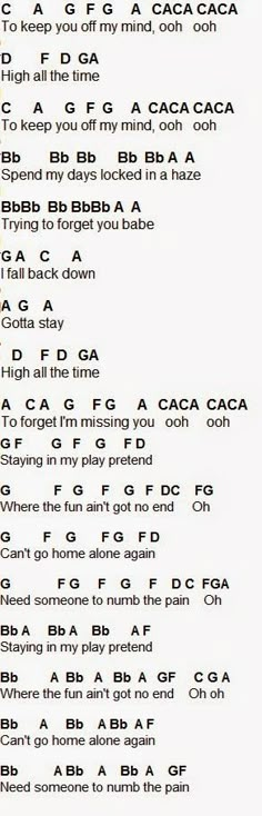 an old song is shown with the words