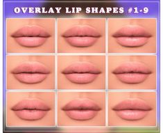 #sims4 #sims4customcontent #s4cc #ts4cc sims 4 genetics cc sims 4 skin details sims 4 makeup Fluffy Lips, Female Lips, Sims 4 Cc Eyes, Makeup Cc