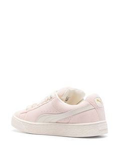 Find PUMA Suede Xl Sneakers on Editorialist. light pink suede round toe logo-embossed tongue Formstrip logo logo print to the side branded heel counter padded ankle branded insole full lining flat rubber sole corded lace front lace-up fastening We've partnered with Good On You — an independent agency that rates how brands perform in relation to their impact on the planet, people and animals, with a multi-criteria rating simplified to a five points scale. In order to be awarded our conscious label, larger brands need to score a minimum of four out of five ('Good'), while smaller brands must score at least three out of five ('It's a start'). This item comes from a brand rated four out of five ('Good') by Good on You at the time it was added on FARFETCH. Please note, this is a brand-level rat Pink Sneakers With Textured Sole For Streetwear, Suede Sneakers With Embossed Logo And Round Toe, Suede Sneakers With Embossed Logo, Pink Suede Sneakers With Textured Sole, Pink Suede Sneakers For Sports, Pink Sneakers With Embossed Logo For Streetwear, Sporty Pink Sneakers With Embossed Logo, Pink Suede Sneakers With Round Toe, Pink Suede Low-top Sneakers