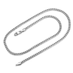 PRICES MAY VARY. 3.5mm Men's Silver Cuban Link Chain - This exquisite silver Cuban link chain for men is meticulously crafted from high-quality stainless steel plated with 925 sterling silver. Unlike substandard metals, sterling silver is gentle on the skin, eliminating any concerns about irritation. It serves as an ideal gift for individuals with sensitive skin. Chain Dimension - The sterling silver necklace boasts a width of 3.5mm, exuding a bold and masculine charm that is perfectly suitable Silver Cuban Link Chain, Jewelry Hip Hop, Chain Necklace For Men, Hip Hop Necklace, Cuban Link Chain Necklaces, Chain For Men, Curb Chain Necklace, Daughter Mother, Chain For Women