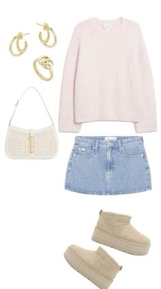 How To Have Style, Rock Outfit, Outfit Inspo Casual, Casual Preppy Outfits, Trendy Outfits For Teens, Cute Preppy Outfits, Simple Trendy Outfits, Cute Everyday Outfits, Jeans Rock