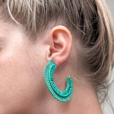 Stay on trend this season with these fashionable Suede Fringe Beaded Hoop Earrings! 2" Hoop Trendy Spring Hoop Earrings, Trendy Spring Hoop Earrings For Pierced Ears, Green Hoop Earrings For Spring, Spring Trendy Hoop Earrings For Pierced Ears, Bohemian Small Hoop Earrings For Spring, Trendy Green Hoop Earrings For Spring, Trendy Hoop Beaded Earrings For Pierced Ears, Green Small Hoop Earrings For Spring, Bohemian Spring Hoop Earrings For Party