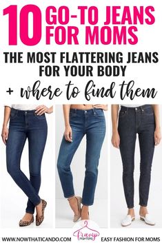 Jeans For Your Body Type, Fashion For Moms, Maternity Capsule Wardrobe, Mom Belly, The Best Jeans, Affordable Jeans, Best Jeans For Women, Easy Fashion, Mom Fashion