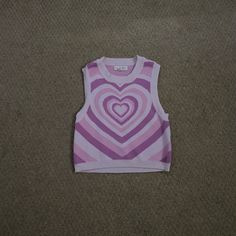 La Hearts Sleeveless Sweater! Size Extra Small. Never Worn Before, Super Cute! Heart Sweater, Sleeveless Sweater, Colorful Sweaters, Sweaters For Women, Super Cute, Pink, Women Shopping, Color