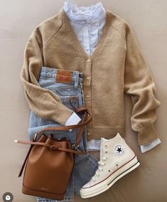 Casual Outfits 2023 Fall, Classic Cozy Outfit, Mode Casual, Fall Winter Outfits, Outfits Casuales, Work Casual, Classy Outfits