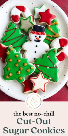 This quick cut out sugar cookie recipe is so easy and can be made in 30 minutes or less. These easy sugar cookies are sweet, crunchy, and require no chill time at all! Plus, they don't puff up or spread at all in the oven, they hold their shape perfectly - even on sharp edges. These are the perfect holiday cookies to decorate with royal icing or add to your cookie boxes!