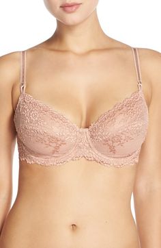 Wacoal Lace Underwire Bra Push-up Lace Bra With Removable Cups, Lace Push-up Bra With Removable Cups, Feminine Lace Push-up Bra, Feminine Lace Bra With Removable Cups, Underwire Nursing Bra With Lace Trim, Lace Full Cup Bra With Removable Cups, Lace Underwire Nursing Bra With Removable Cups, Lace Nursing Bra With Removable Cups And Underwire, Lace Full Cup Bra With Padded Cups