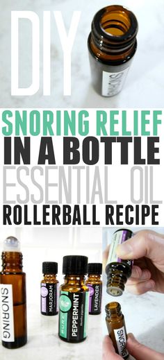 How to help relieve snoring using essentials oils! Coconut Oil Uses