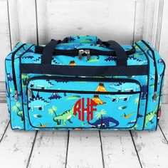 Not Monogrammed- 23 Inch Duffel Bag, Small Plastic Feet On The Bottom, And Straps To Carry. One Main Compartment And Three Smaller Compartments. Double Handles With 9" Drop 22.5" Wide X 18" Wide (Bottom, Not Including Side Pockets) X 11" Tall X 9" Deep Cheer Bag, Boy Monogram, Vacation Bag, Personalized Gifts For Kids, Duffel Bags, Travel Duffel, Duffel Bag Travel, Cute Cows, Zippered Tote