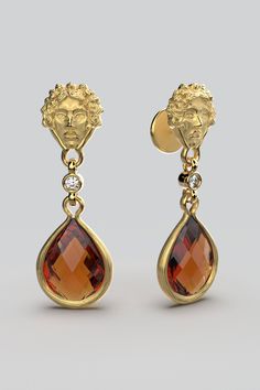 Experience the exquisite elegance of Italian craftsmanship with these stunning Oltremare Italian gold earrings. Handcrafted from 14k or 18k solid gold, these dangle drop earrings feature a radiant citrine gemstone, symbolizing success, positivity, and creativity, and are complemented by masterfully placed diamonds for an added touch of sparkle. Elevate your look with these timeless adornments, perfect for both special occasions and everyday wear. Make a statement with the radiance of Italian jewelry--own a piece that will last a lifetime. Embrace the heritage of Italian artistry and craftsmanship with Oltremare Italian gold earrings. Indulge in the warmth of Madeira Citrine as it gracefully combines with the refined craftsmanship of Italian artisans, creating a perfect harmony in our Apoll Italian Gold Earrings, Italian Craftsmanship, Italian Jewelry, Classy Jewelry, Citrine Stone, Black Gift Boxes, Citrine Gemstone, Earrings Collection, Beautiful Earrings