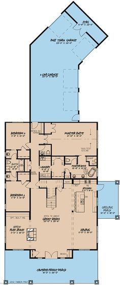 the floor plan for this house