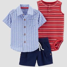 Carters Baby Boys, Plaid Top