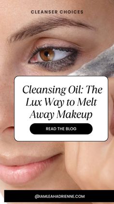 woman washing away eye makeup with Melted Makeup, Eyeshadow For Brown Eyes