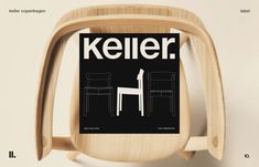 a magazine cover with an image of a person sitting in a chair and the words keller on it