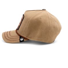 Introducing the Goorin Bros Bare Duck hat. Featuring a natural canvas with a mesh snap back, this trendy hat also boasts a fun "Bear" patch. Perfect for adding a touch of flair to any outfit. Beige Trucker Hat With Curved Brim For Outdoor, Brown Cotton Trucker Hat With Logo Patch, Brown Cotton Trucker Baseball Cap, Beige Snapback Trucker Hat For Outdoor, Brown Canvas Baseball Cap, Beige Trucker Hat With Curved Bill For Outdoor, Beige Curved Bill Trucker Hat For Outdoor, Beige Trucker Hat For Outdoor, Outdoor Patches Baseball Cap