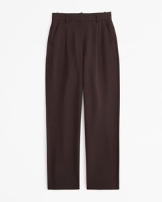 Sloan Tailored Pant Abercrombie, Abercrombie Pants, Abercrombie Loose Workwear Pants, Abercrombie Work Pants, Abercrombie And Fitch Tailored Pants, Tailored Pants Women, High Rise Pants, Tailored Pants, Suits Coats