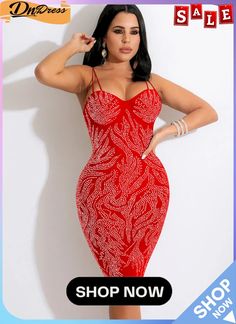 Summer Party Sexy Red Crystal Strap Long Bodycon Dress Fitted Red Bodycon Dress For Evening, Flirty Midi Dress For Club And Party Season, Holiday Backless Bodycon Dress For Date Night, Glamorous Sheath Bodycon Party Dress, Fitted Mini Dress For Red Carpet And Party Season, Glamorous Sheath Bodycon Club Dress, Sheath Bodycon Dress For Holiday, Holiday Bodycon Mini Dress For Club, Holiday Bodycon Sheath Dress