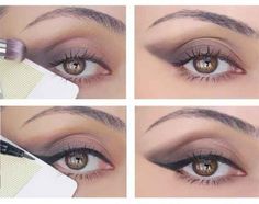 Stuck on how to get the perfect cat eye? Use a credit card to make a foolproof line. | 44 beauty hacks for lazy people Winged Eyeliner Tricks, Eyeliner Tips, Eyeliner Hacks, Perfect Cat Eye, Perfect Eyeliner, Eyeliner Styles, Eye Liner Tricks, How To Apply Eyeliner