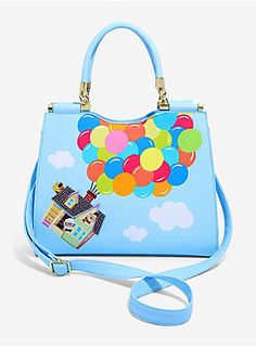 Quirky Purses, Pixar Up House, Girls Room Accessories, Loungefly Collection, Painted Purses, Funky Purses, Wilderness Explorer, Movies Characters, Paradise Falls