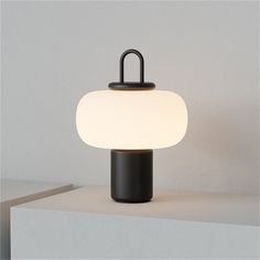 Our Postmodern Table Lamp has a soft, comforting glow making it perfect for drifting off to sleep. Statement Black Table Lamp, Portable Table, Table Lamp Design, Portable Lamps, Types Of Lighting, Glass Diffuser, Glass Table Lamp, Bedside Lamp, Postmodernism