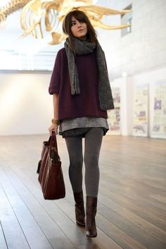 With Leggings, Grey Tights, For School, How To Wear Leggings, Legging Outfits, Tights Outfit, Maternity Fashion, Outfits With Leggings