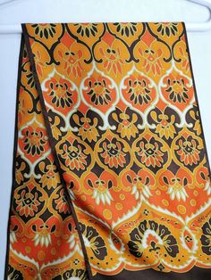 VINTAGE printed long silk scarf Good vintage condition, general sign of wear Composition: silk Dimensions: 11″ x 46.9″ / 28 cm x 119 cm #2316 We are ready to make a discount when buying more than one item. Let us know what interests you and give you the best price for this deal. Payment & Shipping: - Accept PayPal only. - This item will be ship along with Tracking Number after received a completed payment. - Delivery timing varies and delays sometimes happen, this is beyond our control. We appre Retro Silk Scarf, Silk Neck Scarf, Long Silk Scarf, 70s Decor, Silk Accessories, Printed Silk Scarf, Neck Scarf, Long Scarf, Neck Scarves