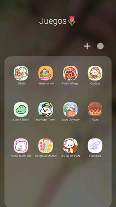 an iphone screen with several different icons on it