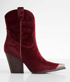 Oasis Society Faux Fur Western Ankle Boot - Red US 6-1/2, Women's Burgundy Solid metal toe cap bootie Side zip detail 7 shaft 3 1/2 heel. All man made materials.. WOMEN'S SHOE SIZE CONVERSION CHART US 5 5.5 6 6.5 7 7.5 8 8.5 9 9.5 10 11 12 EU 35-36 36 36-37 37 37-38 38 38-39 39 39-40 40 40-41 41-42 42-43 UK 3 3.5 4 4.5 5 5.5 6 6.5 7 7.5 8 9 10 *Conversion sizes may vary. Available in whole and half sizes. Apparel & Accessories > Shoes Classic Ankle Boot Moto Boots For Western-themed Events, Womens Red Cowboy Boots, Western Style Red Mid-calf Boots For Fall, Garnet Cowgirl Boots, Red Western Mid-calf Boots For Winter, Western Glam, Ankle Cowboy Boots, Best Boots, Red Booties