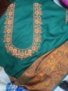 Embroidered Blouse Designs, Blouse Work Designs, Embroidery Blouse, Hand Work, Work Blouse, Blouse Design