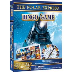 Looking for a fun game to play with your kiddos? Look no further than The Polar Express Bingo Game! This game puts a holiday spin on the family favorite. Players match up their favorite Polar Express characters and movie scenes, and the first one to shout BINGO wins! The game comes with 1 spinner, 6 gameboards, and 84 custom tokens. It's perfect for ages 6 and up, and can be played by 2-6 players. Polar Express Characters, Bingo Games For Kids, Bingo Sets, Tower Games, The Polar Express, Indoor Toys, Kids Games, Polar Express, Bingo Games