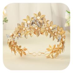 PRICES MAY VARY. Roman laurel crowns are made of gold leaves, pearls and alloy. Headwear won’t be fade and broken. Olive branch hair accessory is gold, gold leaf hairband is symbol for luck and warmth. Wearing it can make you more charming and eye catching in the crowds. Leaves goddess headband inner diameter size is 14cm/ 5.5in length. Hair dress suitable for all women and girls and good work for various hairstyles. Gold flower leaf crown perfect for wedding, birthday party, thanksgiving, cospl Festival Goddess, Goddess Headdress, Goddess Headband, Gold Leaf Headband, Laurel Crown, Leaf Headband, Leaf Headpiece, Leaf Crown, Leaves Headband