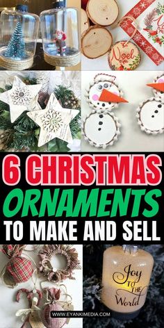 christmas ornaments to make and sell