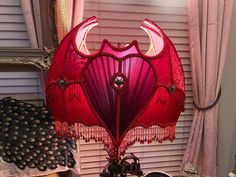 Bat Lamp, Living Dead Girl, Night Shades, Kawaii Games, Dead Girl, Yami Kawaii, Red Chiffon, New York Apartment, Witch House