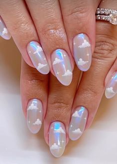 Design Nails Art, Cloud Nails, Winter Nail Art Designs, Aries Women, Trendy Products, Really Cute Nails, Astrological Sign, Dream Nails, Chic Nails