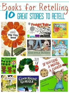 books for retelling great stories to retell with pictures of children's books