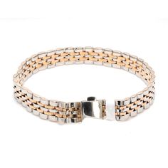 Buy Platinum & Rose Gold Bracelet for Men JL PTB 1097 Online in India - Etsy Classic Rose Gold Bracelets With Solid Link Construction, Classic Yellow Gold Bracelets With Stainless Steel Clasp, Luxury Yellow Gold Bracelet With Stainless Steel Clasp, Luxury Bracelet In Yellow Gold With Stainless Steel Clasp, Luxury Formal Bracelet With Stainless Steel Clasp, Formal Luxury Bracelet With Metal Clasp, Luxury Bracelets With Stainless Steel Clasp For Formal Occasions, Luxury Adjustable Bracelet With Solid Link Construction, Formal Rose Gold Bracelet With Oyster Design