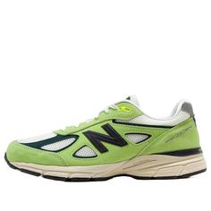 New Balance Teddy Santis x 990v3 Made in USA 'Olive' M990TO3 - KICKS CREW Classic Green Sneakers For Outdoor, Classic Green Outdoor Sneakers, Retro Green New Balance Sneakers, Classic Green New Balance Sneakers, New Balance Teddy Santis, Teddy Santis, Stylish Sneakers, New Balance, Perfect Pair