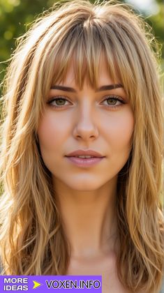 Airy Bangs, Piecey Bangs, Swoop Bangs, Light Bangs, Medium Length Blonde, Feathered Bangs