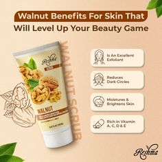 a tube of walnut benefits for skin that will level up your beauty game on sale