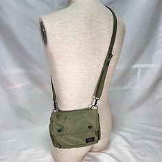 Great shopping ideas for Yoshida Porter Tanker Waist Bag mini Shoulder bag BAage Green men and women, mens bags Utility Nylon Shoulder Bag For Daily Use, Everyday Nylon Pouch Shoulder Bag, Nylon Khaki Shoulder Bag For Travel, Khaki Nylon Bag With Removable Pouch, Khaki Nylon Shoulder Bag For Travel, Utility Nylon Bag With Adjustable Strap, Khaki Nylon Shoulder Bag For Daily Use, Khaki Nylon Shoulder Bag With Pockets, Daily Use Khaki Nylon Shoulder Bag