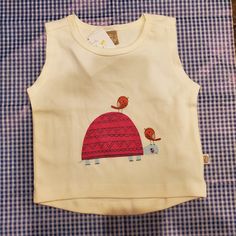 Hallmark Baby Turtle Friends Tank Top Nwt Size 6-12 Months Cream Colored Bin 4 Sleeveless Cotton Tops For Playtime, Red Cartoon Print Tops For Playwear, Cute Sleeveless Cotton T-shirt, Red Cotton Top For Playtime, Red Cotton Tops For Playtime, Cute Sleeveless T-shirt For Playwear, Sleeveless Cotton T-shirt For Playwear, Chick Shirt, Baby Turkey